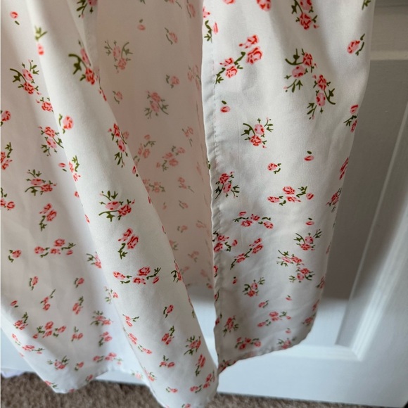 Floral White and Pink Women's Dress - Picture 7 of 7
